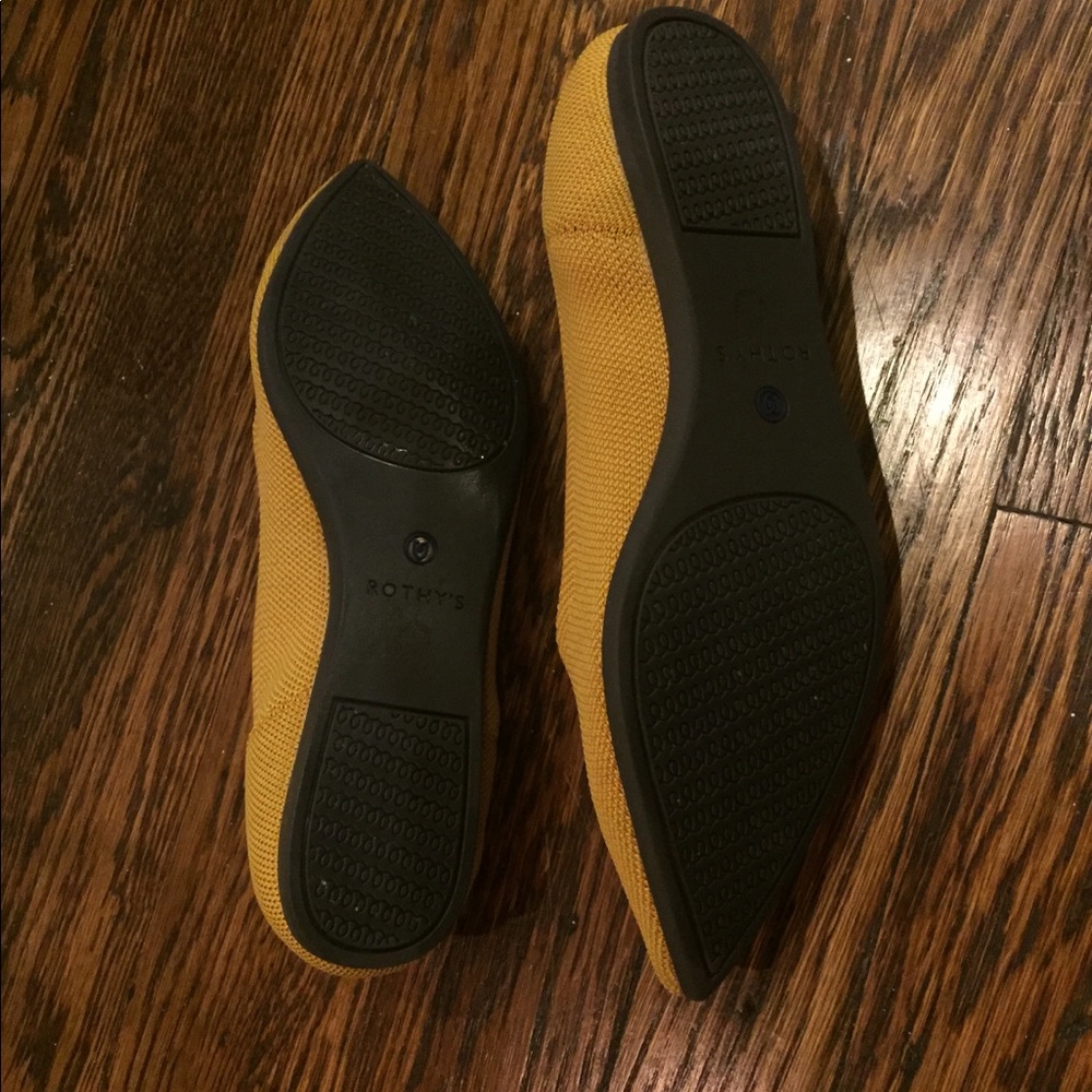 Rothy’s Marigold Pointed Flats